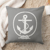 クラシックカッコいい航海の及びエレガントいかり クッション (ブランケット)