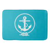 クラシックカッコいい航海の及びエレガントいかり バスマット (正面)
