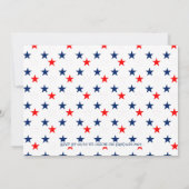 クラシックカッコいい野球キッズフォト誕生日 招待状 (裏面)