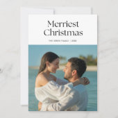 クラシックカップルホリデーシーズンホリデーカード シーズンカード (正面)