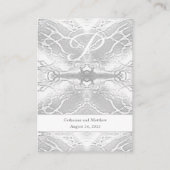 クラシックカトリックモノグラムの詳細カード エンクロージャーカード (裏面)