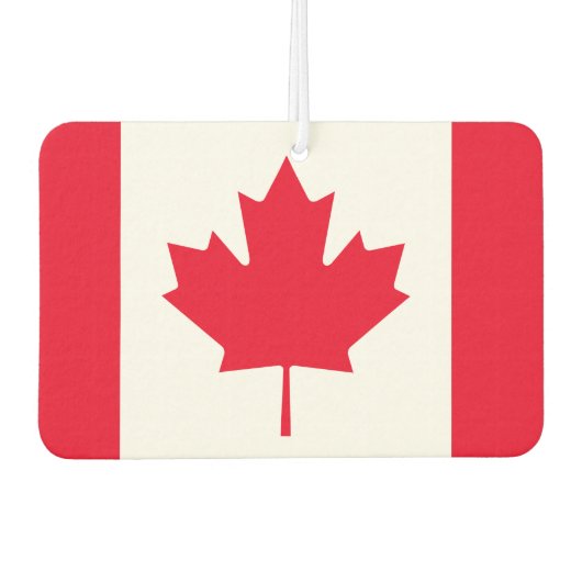 クラシックカナダ国旗 カーエアーフレッシュナー (正面)