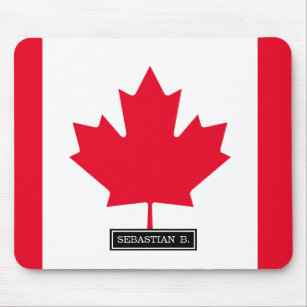 クラシックカナダ国旗 マウスパッド