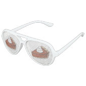 クラシックカボチャのパイスライス感謝祭ディナーフード アビエーターサングラス (アングル)