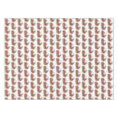 クラシックカボチャのパイスライス感謝祭ディナーフード テーブルクロス (正面(横))