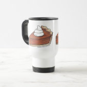 クラシックカボチャのパイスライス感謝祭ディナーフード トラベルマグ (正面左)