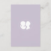 クラシックカメオリージェンシー結婚パープルズ詳細 エンクロージャーカード (裏面)