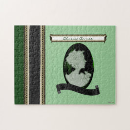 クラシックカメオ（玉/緑） ジグソーパズル