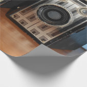 クラシックカメラのラッピング紙 ラッピングペーパー (角)