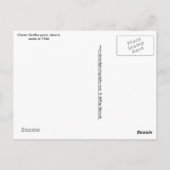 クラシックカメラを押す ポストカード (裏面)