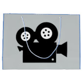 クラシックカメラデザイン ラージペーパーバッグ (裏面)