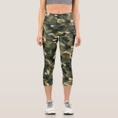 クラシックカモフラージュ カプリレギンス (正面)