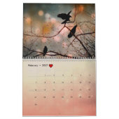 クラシックカラス暦 カレンダー (2月 2027)