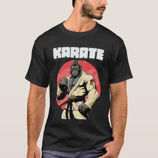 クラシックカラテカ・カラテゴリラ1 Tシャツ (正面)