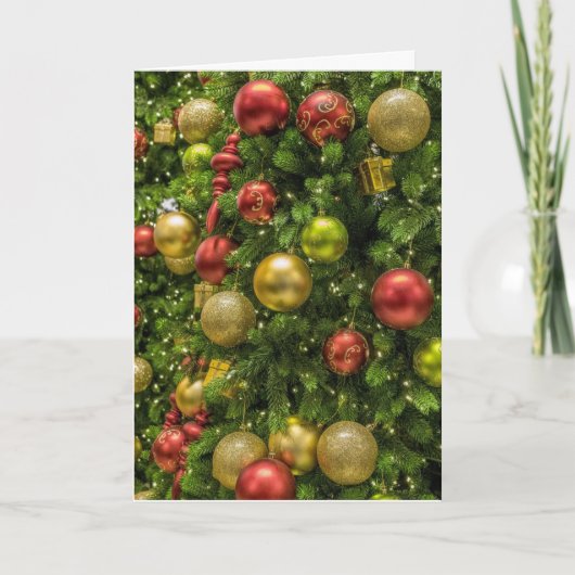 クラシックカラフルオーナメント シーズンカード (正面)