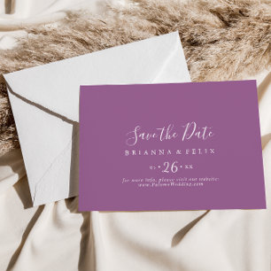 クラシックカラフル座標結婚水平 セーブザデート