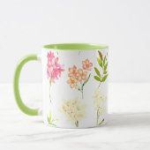 クラシックカラフル花柄 マグカップ (左)
