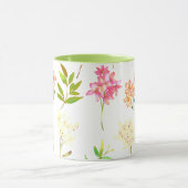 クラシックカラフル花柄 マグカップ (中央)