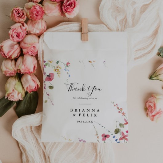 クラシックカラフルWildフローラあり結婚 フェイバーバッグ