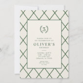 クラシックカントリークラブ誕生日パーティーの招待状 招待状 (正面)