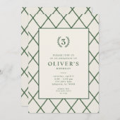 クラシックカントリークラブ誕生日パーティーの招待状 招待状 (正面/裏面)