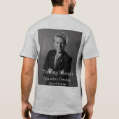 クラシックカントリー男性シンガーTシャツ Tシャツ (裏面)