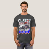 クラシックカーってスゴくカッコいい - レトロカー  Tシャツ (正面フル)