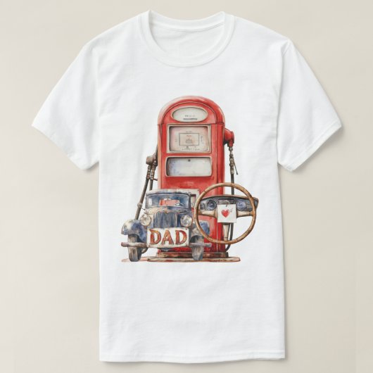 クラシックカーのコレクター Tシャツ (デザイン正面)