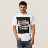 クラシックカーのデザインがかわいい Tシャツ (正面フル)
