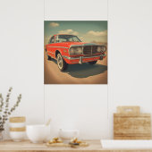 クラシックカーのポスター ポスター (キッチン)
