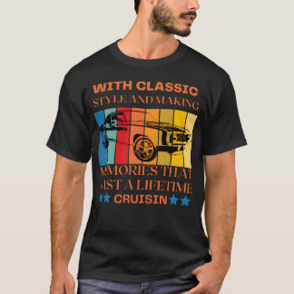 クラシックカーのレトロスタイル Tシャツ