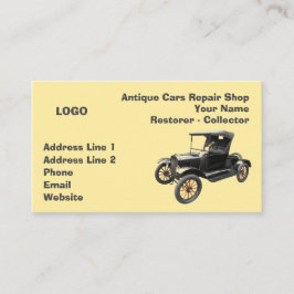 クラシックカーの修理工場のコレクター2 名刺
