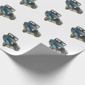 クラシックカーの包装紙 ラッピングペーパー (角)