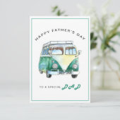 クラシックカーの父の日 カード (スタンド正面)