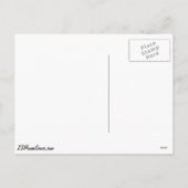 クラシックカーの郵便はがきのヴィンテージのイースターひよこ シーズンポストカード (裏面)