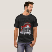 クラシックカーを運転する2 Tシャツ (正面フル)