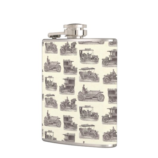 クラシックカークラブのためのヴィンテージのドイツの自動車 フラスク (左)