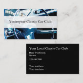 クラシックカークラブ名ユニーク刺 名刺 (正面/裏面)
