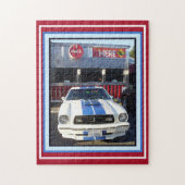 クラシックカークルーズナイトアットダイナー ジグソーパズル (縦)