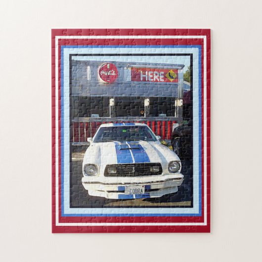 クラシックカークルーズナイトアットダイナー ジグソーパズル (縦)