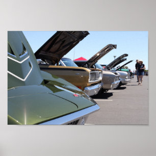 クラシックカーショーポスター ポスター