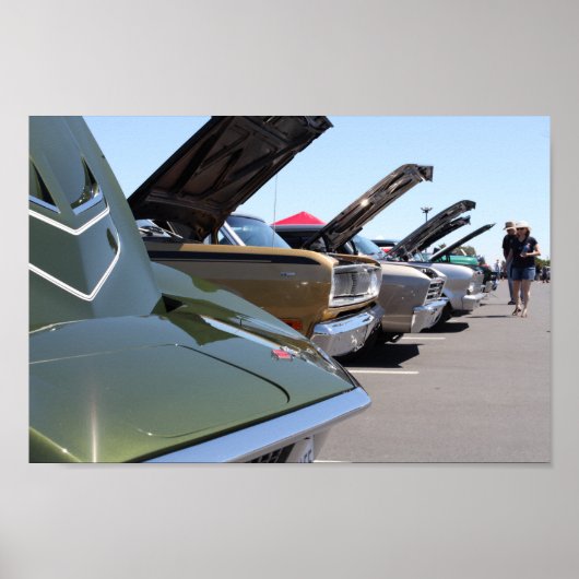 クラシックカーショーポスター ポスター (正面)