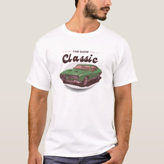 クラシックカーショー Tシャツ (正面)