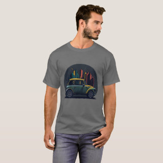 クラシックカーズクーパーミニTシャツ002 Tシャツ