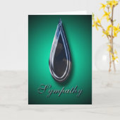 クラシックカード | 損失の悲しみ カード (黄色い花)