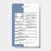 クラシックカーバッジ バッジ (裏面)