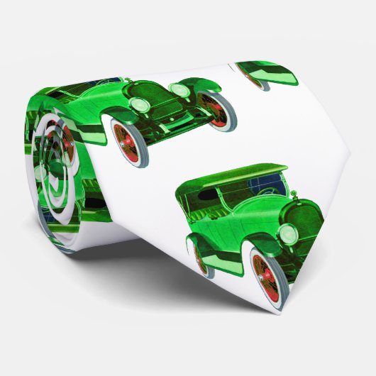 クラシックカーパターン#10 @ Garysretrogarage ネクタイ (ロール)