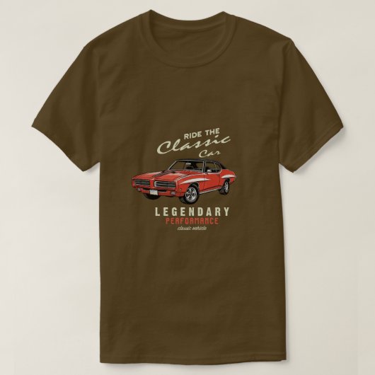 クラシックカー伝説のスピードTシャツ Tシャツ (デザイン正面)