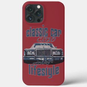 クラシックカー愛好家 レトロ ミュージックカーファン iPhone 13 PRO MAXケース