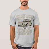 クラシックカー愛好家Tシャツ | 伝説の旧車 Tシャツ (正面)